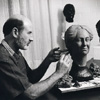 Peter sculpturing Eleanor Graham - Ipswich Girls Grammar School - 1991